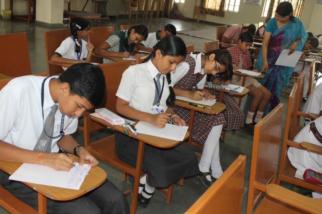 Students of different school participated in the competition.